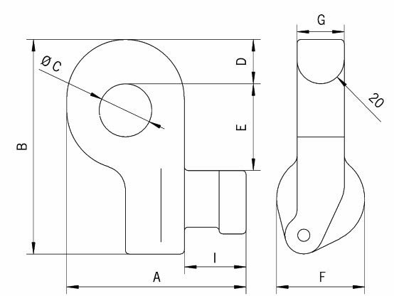 clb container lug dimensions